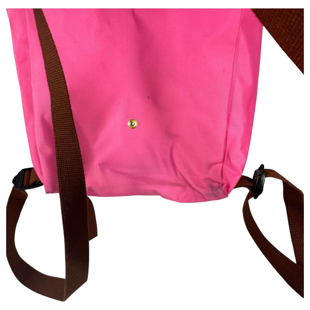 Longchamp Paris La Pliage Sac A Dos Modele Depose Candy Pink Nylon Backpack - Picture 4 of 7